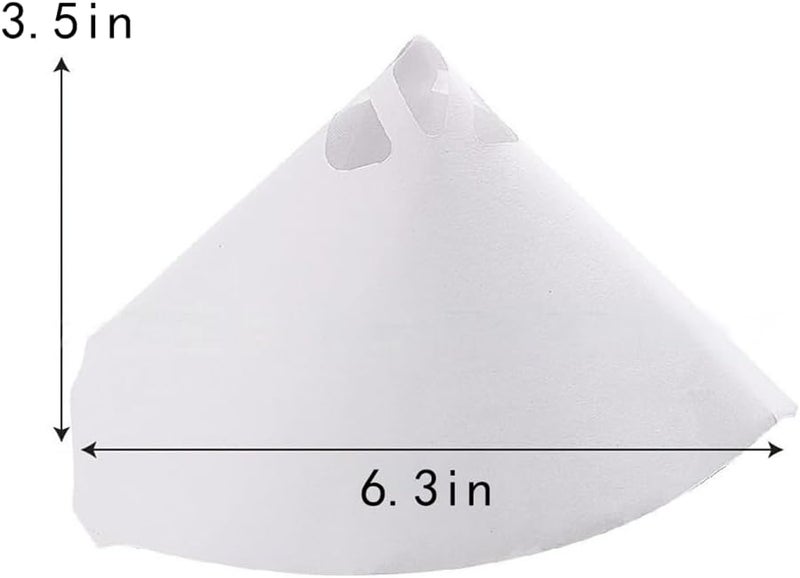 EYAKEG 50 Pack of Paint Strainers, Paint Filter Strainer Paper Cone - 190 Micron Ultra-Flow Blue Fine Mesh for Automotive Paint Spray Guns, Resin, Whitee - Image 1